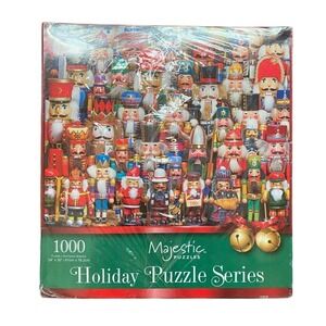 Majestic Puzzles Holiday‎ Puzzle Series Nutcrackers 1000 Piece Sealed